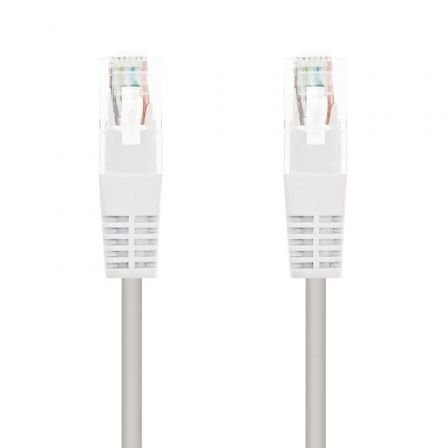 Cable de Red RJ45 UTP Nanocable 10.20.0110-W Cat.5/ 10m/ Blanco