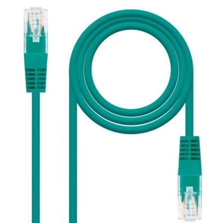 Cable de Red RJ45 UTP Nanocable 10.20.0400-L30 Cat.6/ 30cm/ Verde