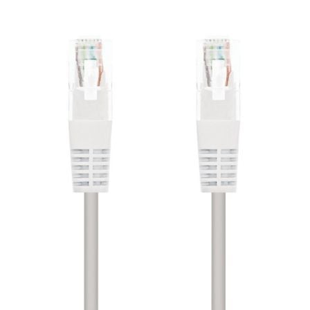 Cable de Red RJ45 UTP Nanocable 10.20.0400-W Cat.6/ 50cm/ Blanco