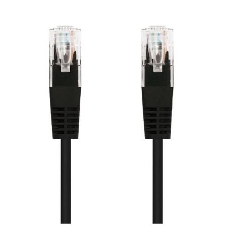 Cable de Red RJ45 UTP Nanocable 10.20.0402-BK Cat.6/ 2m/ Negro