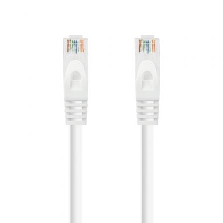 Cable de Red RJ45 UTP Nanocable 10.20.1800-L25-W Cat.6A/ LSZH/ 25cm/ Blanco