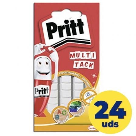 Caja de Masilla Adhesiva Pritt Multi-Tack 1444966/ 65 piezas/ 24 unidades/ Blanca