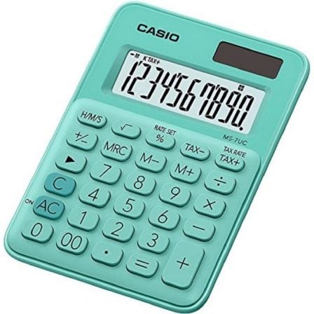 Calculadora Casio MS-7UC/ Verde