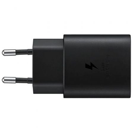 Cargador de Pared Samsung EP-TA800NBEGEU/ 1xUSB Tipo-C/ 25W