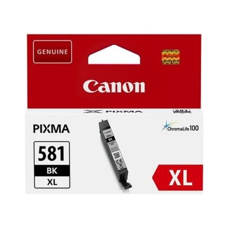 Cartucho de Tinta Original Canon CLI-581BKXL Alta Capacidad/ Negro