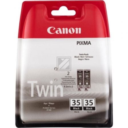 Cartucho de Tinta Original Canon PGI-35 Multipack/ Negro