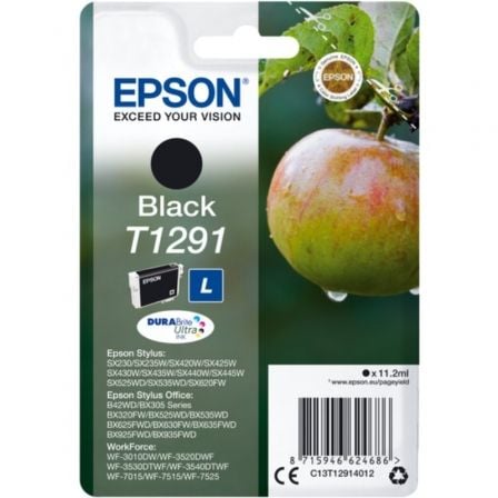 Cartucho de Tinta Original Epson T1291/ Negro