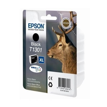 Cartucho de Tinta Original Epson T1301 XL Alta Capacidad/ Negro