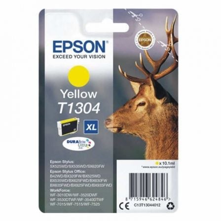 Cartucho de Tinta Original Epson T1304 XL Alta Capacidad/ Amarillo