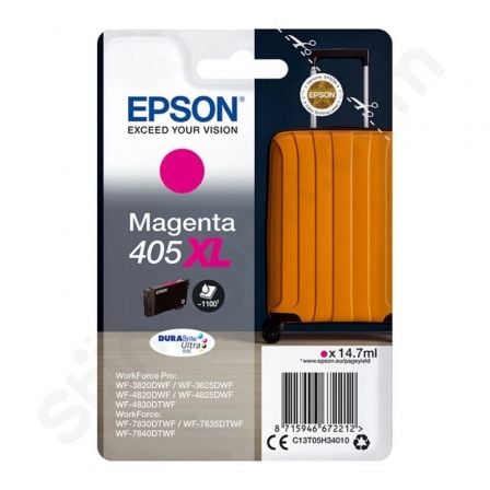 Cartucho de Tinta Original Epson nº405 XL Alta Capacidad/ Magenta