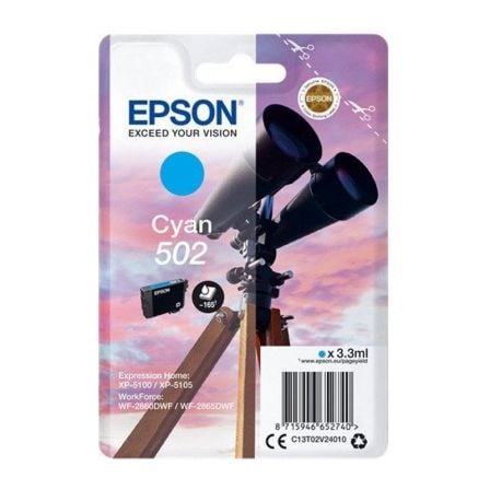 Cartucho de Tinta Original Epson nº502/ Cian