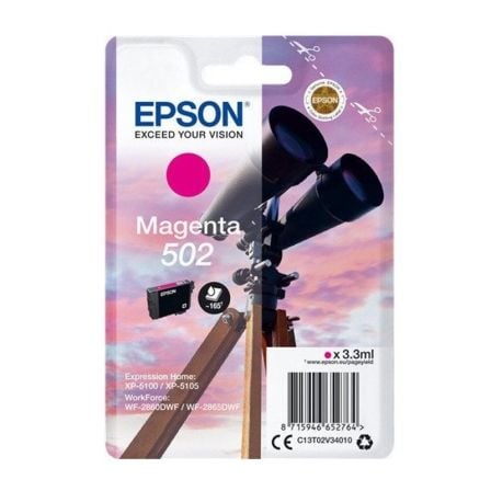 Cartucho de Tinta Original Epson nº502/ Magenta