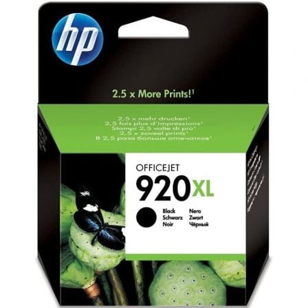 Cartucho de Tinta Original HP nº920 XL Alta Capacidad/ Negro