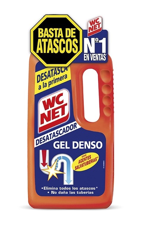 DESATASCADOR DE TUBERIAS GEL WC NET ENERGY BOTELLA DE 1 LITRO