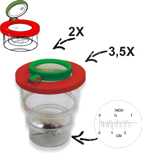 ***DESCATALOGADO***   VISOR INSECTOS TRES SECIONES MINILAND REF. 99022