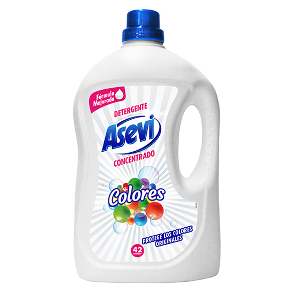 DETERGENTE ASEVI COLORES 40 LAVADOS DE 2280 MILILITROS