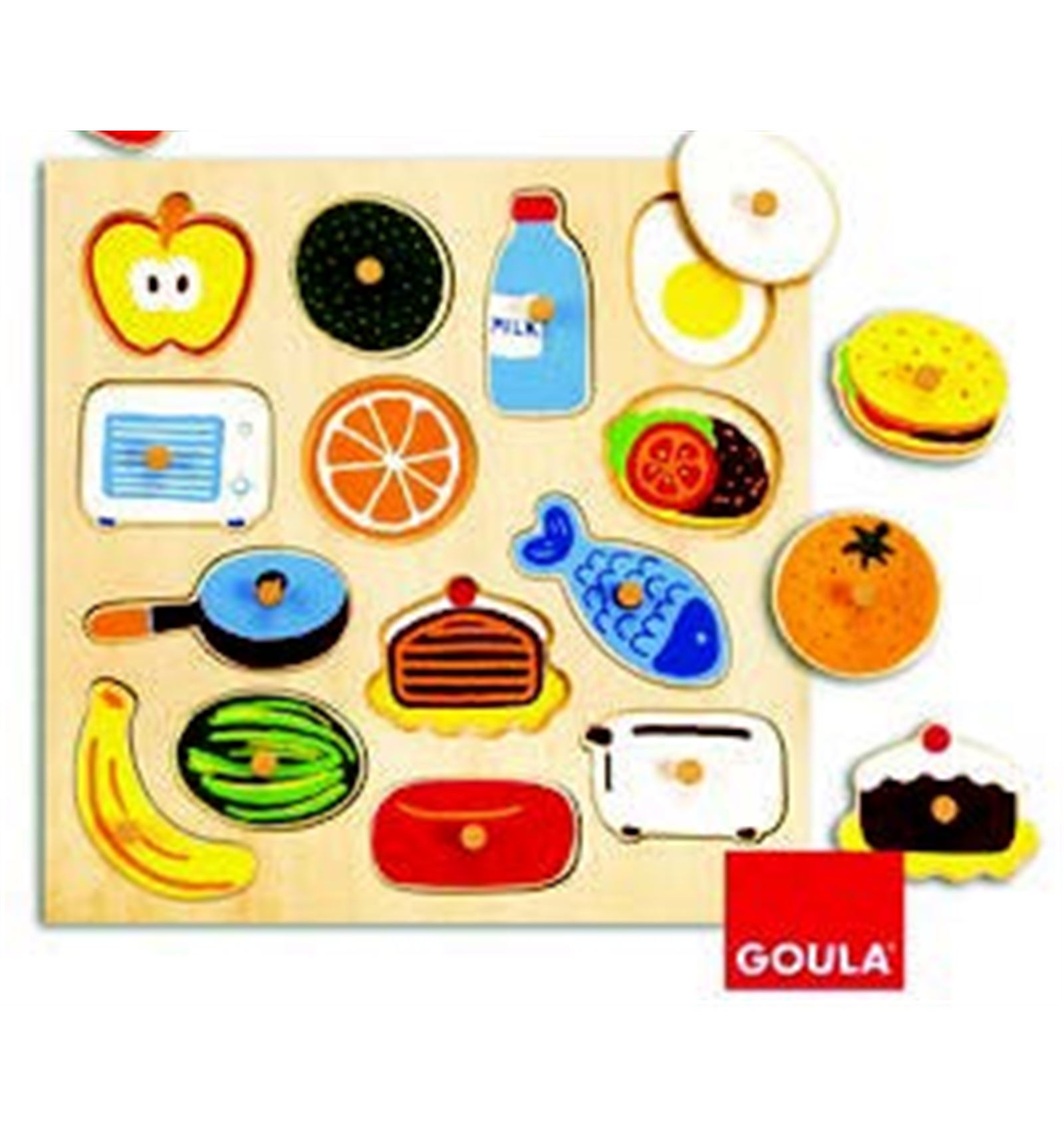 ***Descatalogado cambiar codigo por 53024*** PUZZLES SILUETAS *** IN AND OUT - 14 PIEZAS *** GOULA
