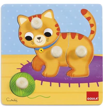 ****Descatalogado cambiar por codigo 53053***PUZZLE PEQUEÑO ANIMALES *** GATO ***