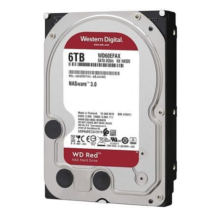 Disco Duro Western Digital WD Red NAS 6TB/ 3.5"/ SATA III/ 256MB