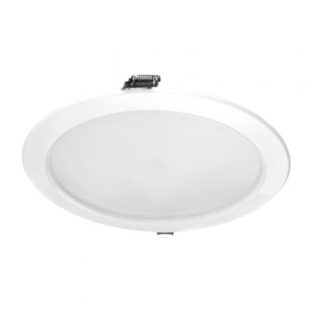 Downlight Iglux 102320-FB/ Circular/ Ø235 x 35mm/ Potencia 25W/ 2300 Lúmenes/ 6000ºK/ Blanco