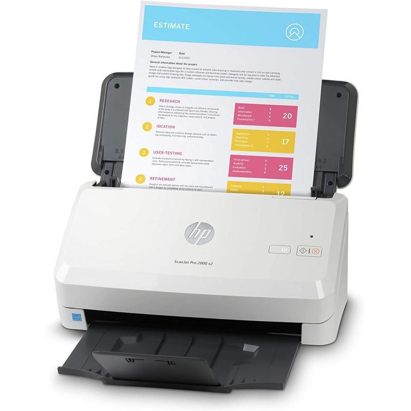 ESCANER DOCUMENTOS HP SCANJET PRO 2000 S2 ALIMENTADOR AUTOMATICO ADF / DOBLE CARA / 35 PAGINAS POR MINUTO