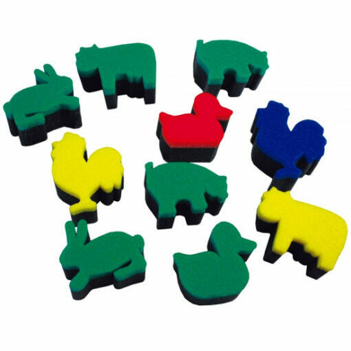 ESPONJA TEMATICA ANIMALES GRANJA
