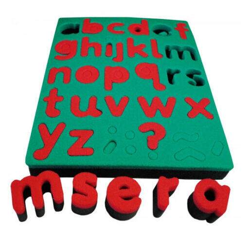 ESPONJA TEMATICA VOCABULARIO MINUSCULAS