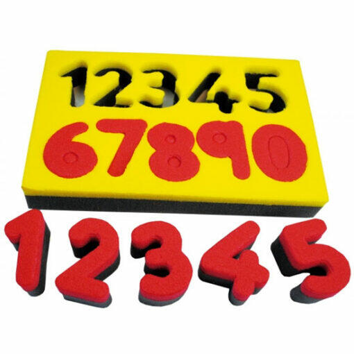 ESPONJAR PINTAR TEMATICA NUMEROS