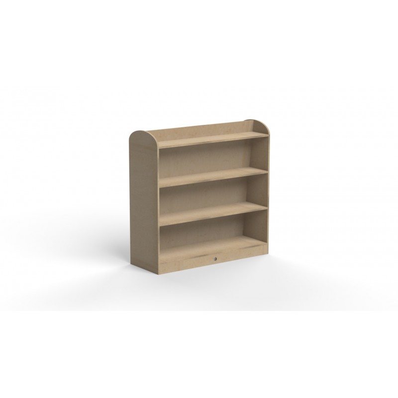 ESTANTERIA BIBLIOTECA MDF BLANCO 110X40X110CM