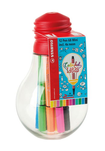 ESTUCHE LAMPARA  ESTABILO PEN 68 MINI COLORFUL **UNIDAD SUELTA** REF: 77/5-686-6