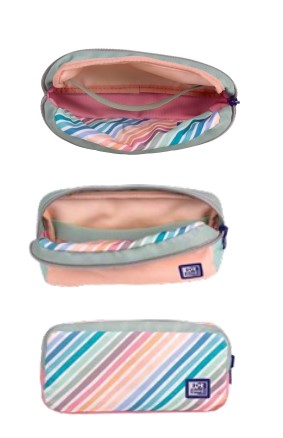 ESTUCHE PORTATODO OXFORD RAYAS REF: 400182980