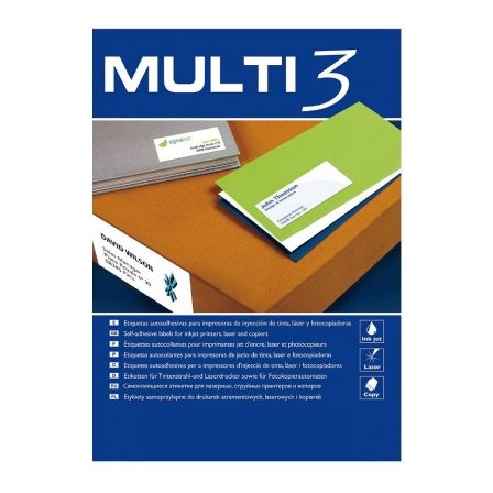 ETIQUETAS ILC MULTI3 70X35MM CAJA 100 UNIDADES REF.04703