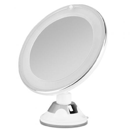 Espejo Cosmético de Pared con Luz Orbegozo ESP 1010/ Ø17cm