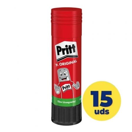 Expositor de Pegamento en Barra Pritt/ 43g/ 15 unidades