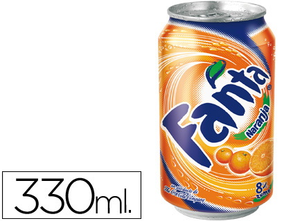 FANTA NARANJA BOTE LATA DE 330ML