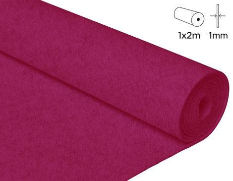 FIELTRO ROLLO 100x200CM FUCSIA REF: 57119