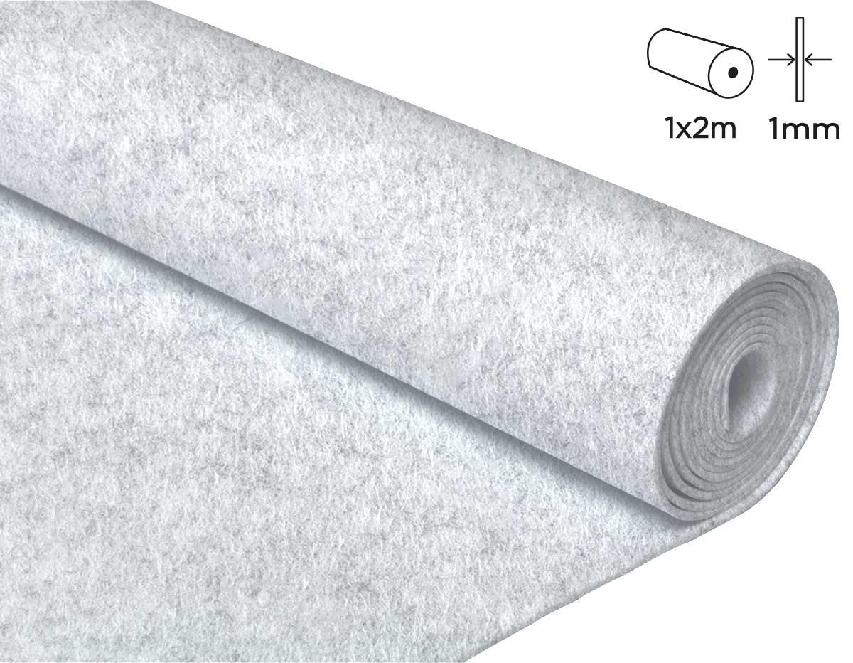 FIELTRO ROLLO 100x200CM GRIS REF: 57100