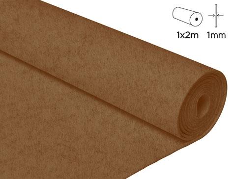 FIELTRO ROLLO 100x200CM MARRON REF: 57129