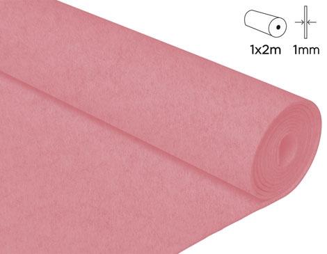 FIELTRO ROLLO 100x200CM ROSA REF: 57116