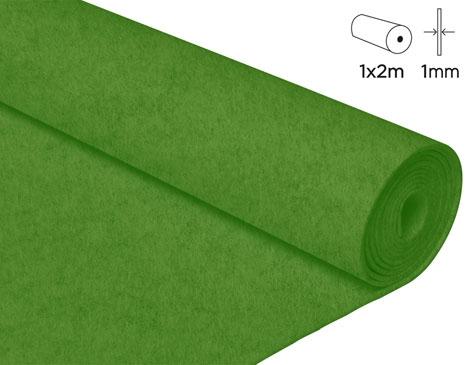 FIELTRO ROLLO 100x200CM VERDE REF: 57143