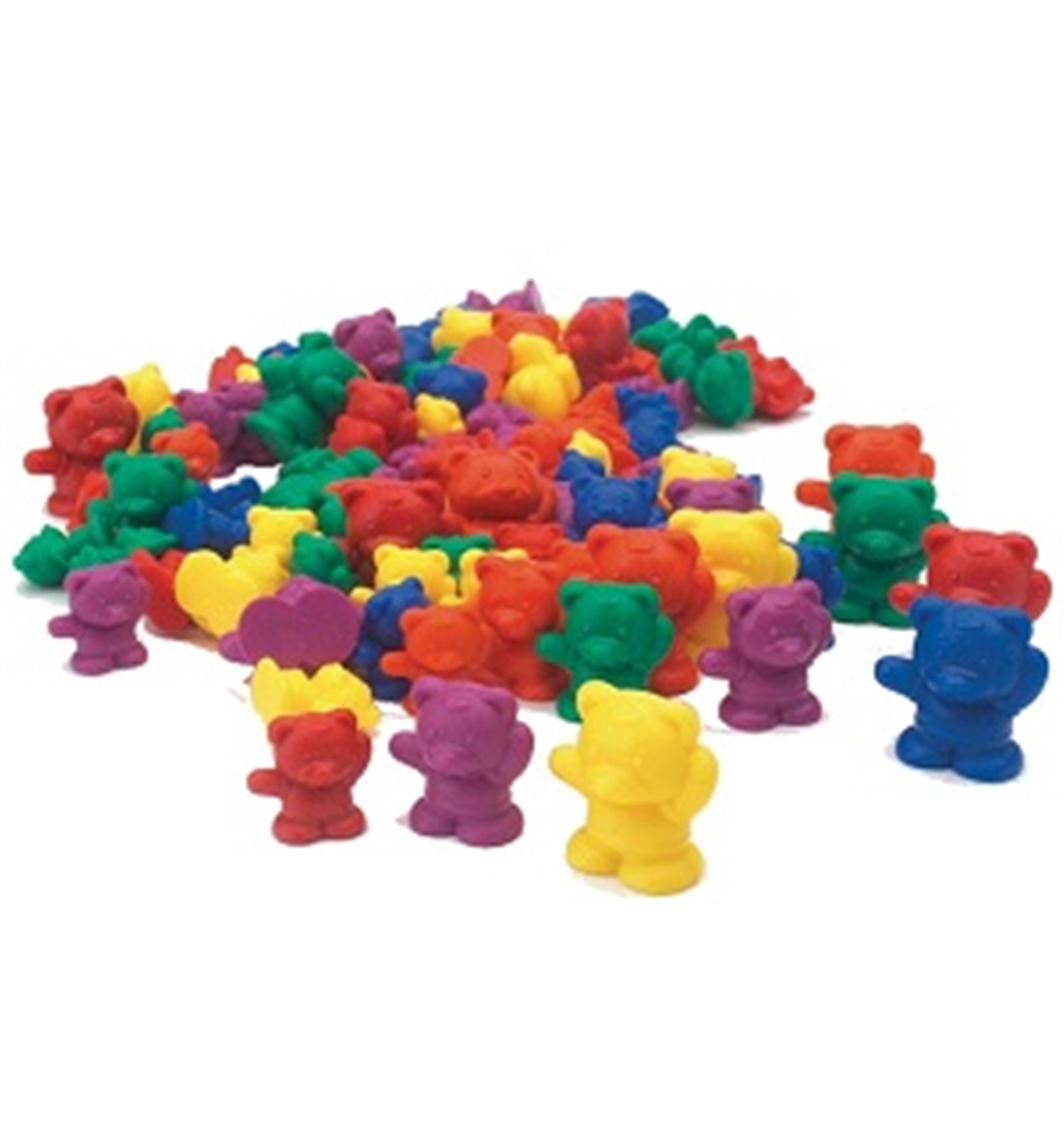 FIGURAS DE GOMA OSITOS PARA CONTAR 96 PIEZAS
