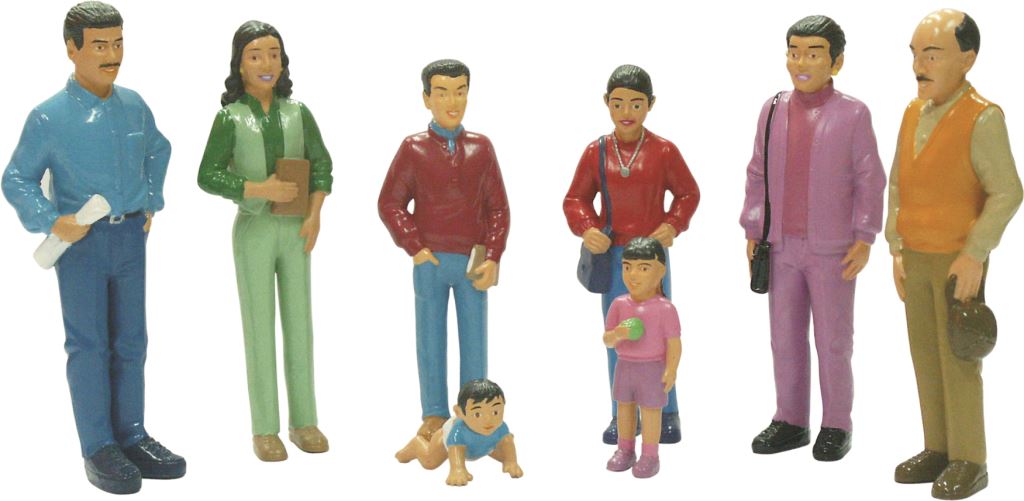 FIGURAS FAMILIA LATINOAMERICANA MINILAND REF. 27398