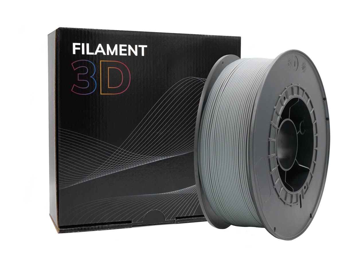 FILAMENTO 3D ***GRIS*** ABS GOLD 1.75MM DE 1 KG