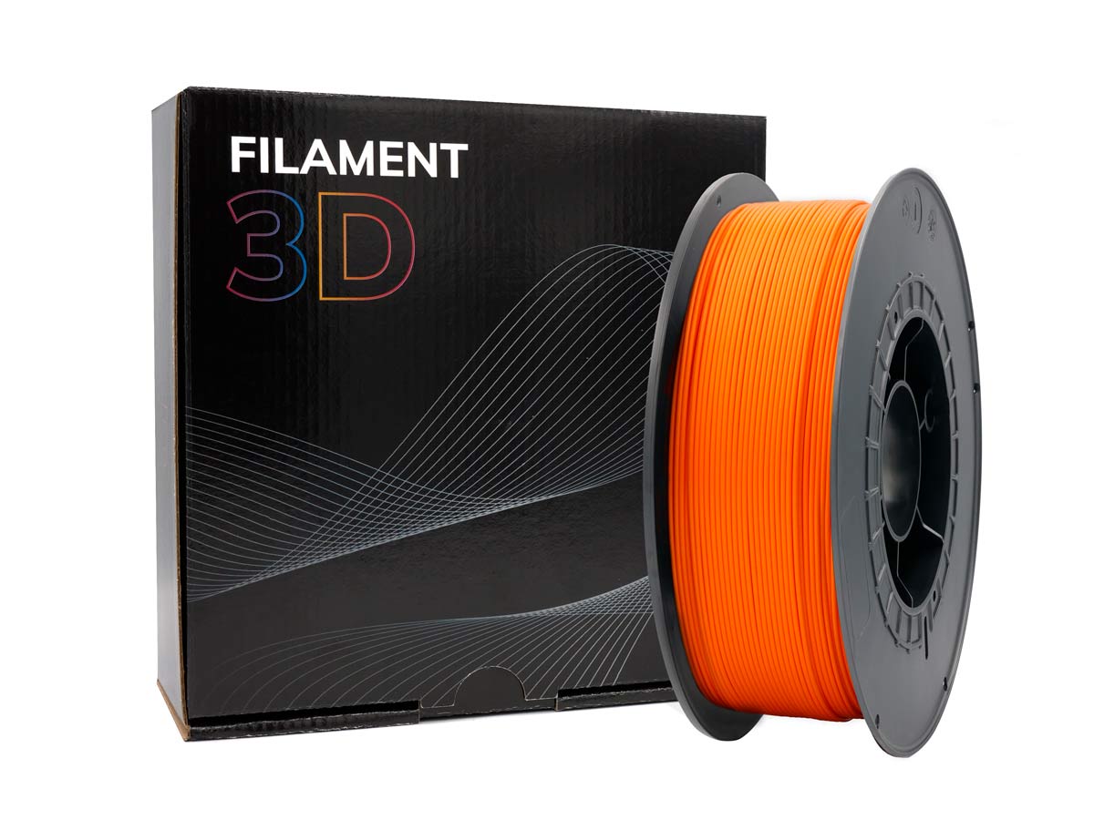 FILAMENTO 3D ***NARANJA*** ABS GOLD 1.75MM DE 1 KG