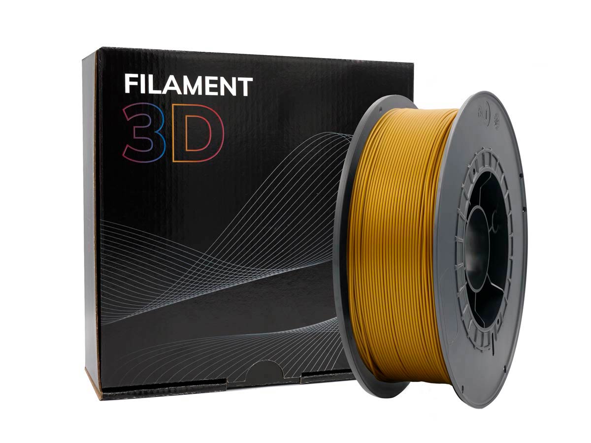 FILAMENTO 3D ***ORO*** ABS GOLD 1.75MM DE 1 KG