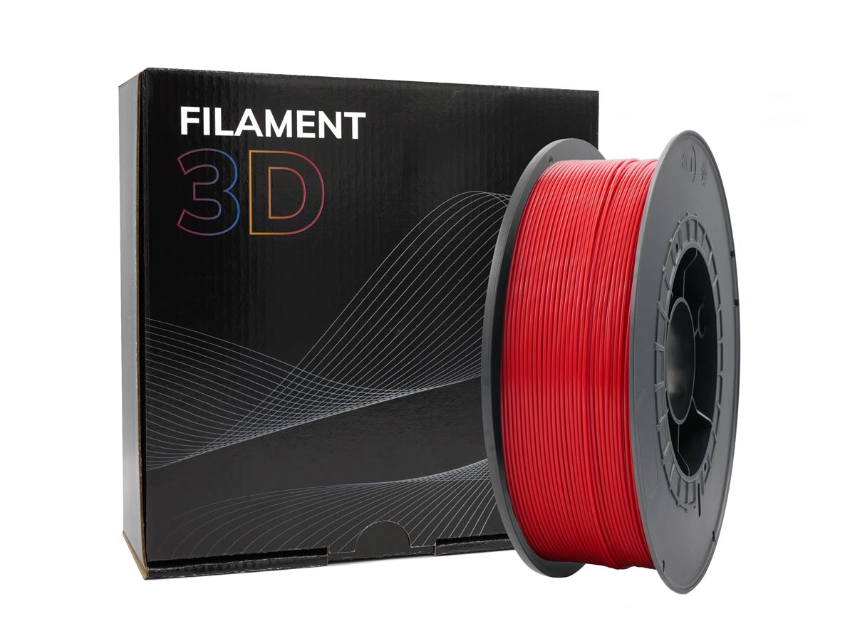 FILAMENTO 3D ***ROJO*** ABS GOLD 1.75MM DE 1 KG