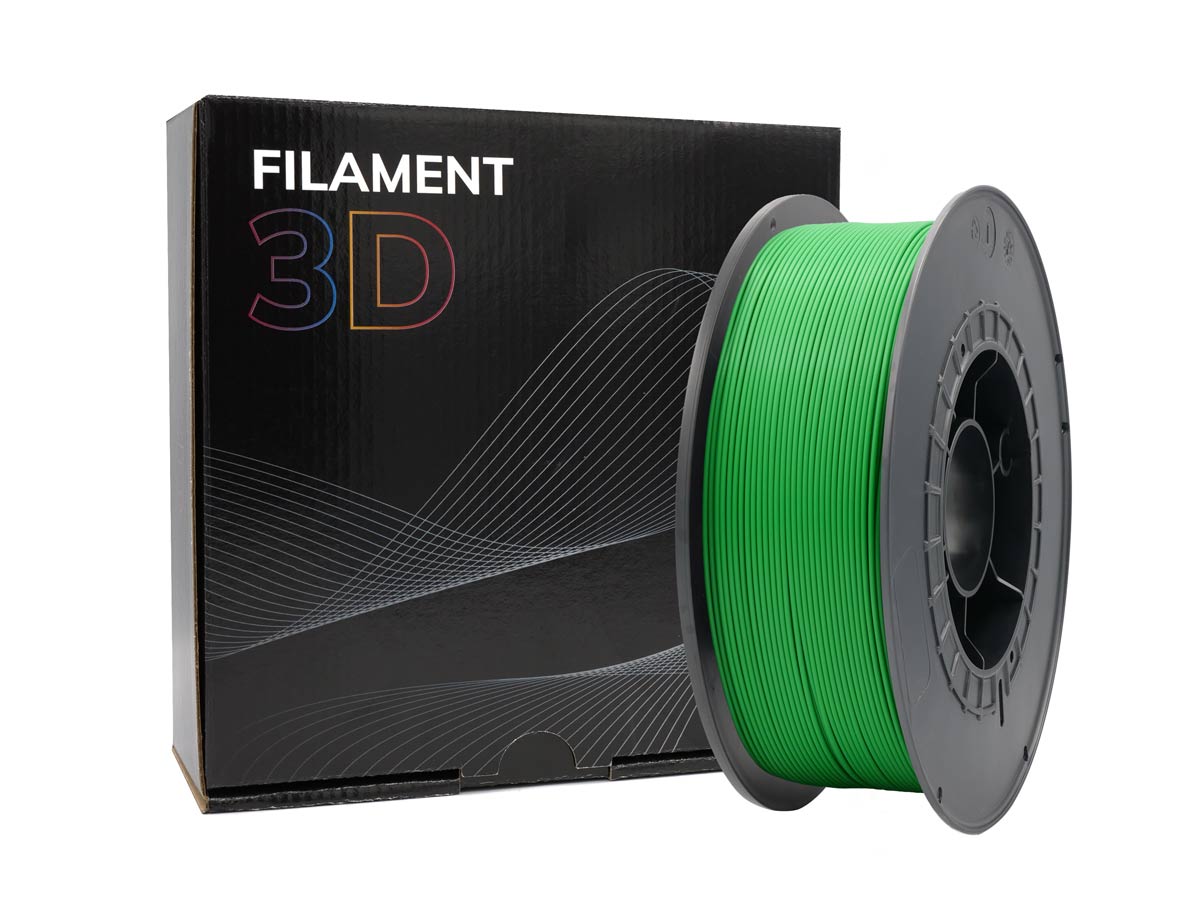 FILAMENTO 3D ***VERDE*** ABS GOLD 1.75MM DE 1 KG