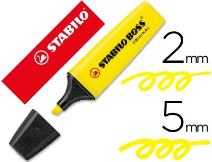 FLUORESCENTE STABILO 70 AMARILLO