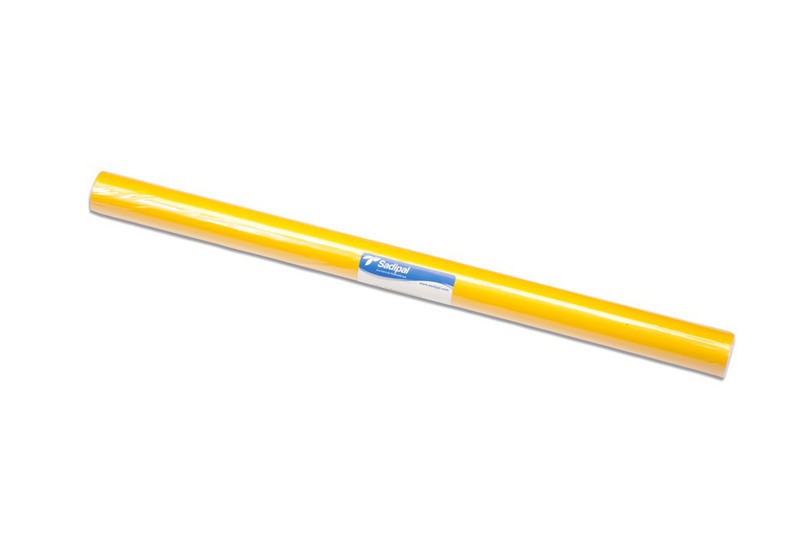 FORRO ADH. POLIPROPILENO DE COLOR AMARILLO SADIPAL 0.50X3M 12215