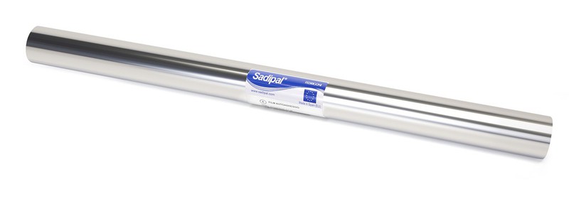 FORRO ADH. POLIPROPILENO DE COLOR PLATA SADIPAL 0.50X3M 12238